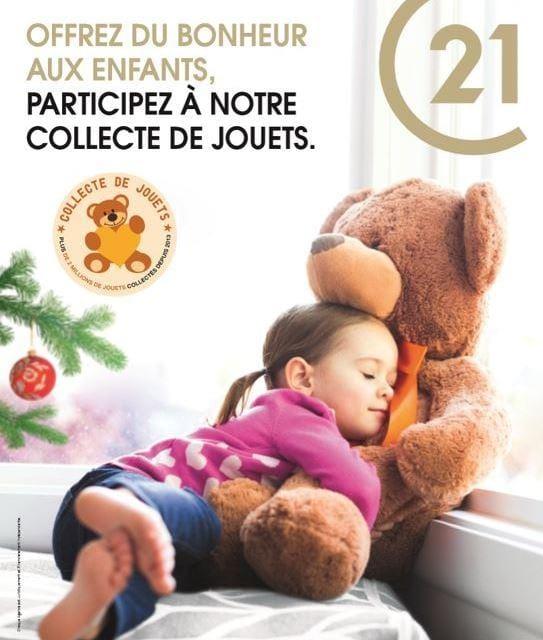 Collecte de jouets affiche 