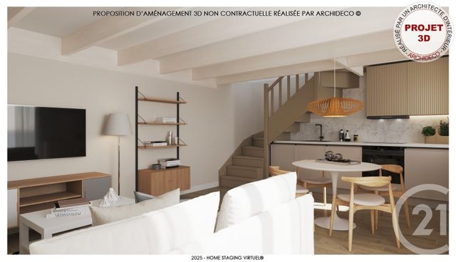 maison à vendre - 2 pièces - 38.29 m2 - VILLERS SUR MER - 14 - BASSE-NORMANDIE - Century 21 Bagot Immobilier