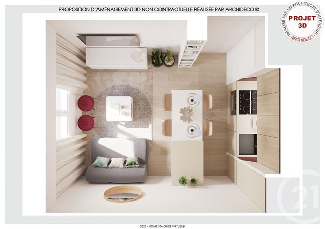 Appartement F2 à vendre - 2 pièces - 29.62 m2 - BLONVILLE SUR MER - 14 - BASSE-NORMANDIE - Century 21 Bagot Immobilier